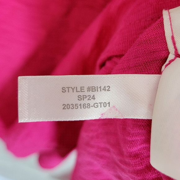 J. Crew Factory Pink Tie-waist Cotton Casual Mini T-shirt Dress Effortless-chic - Picture 10 of 13